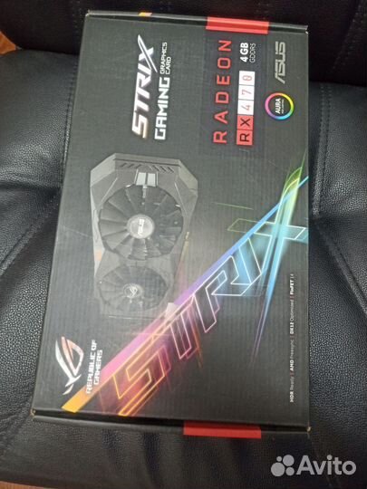 Видеокарта asus RX470 4gb