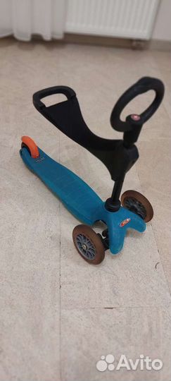 Самокат mini micro аква детский б/у оригинал