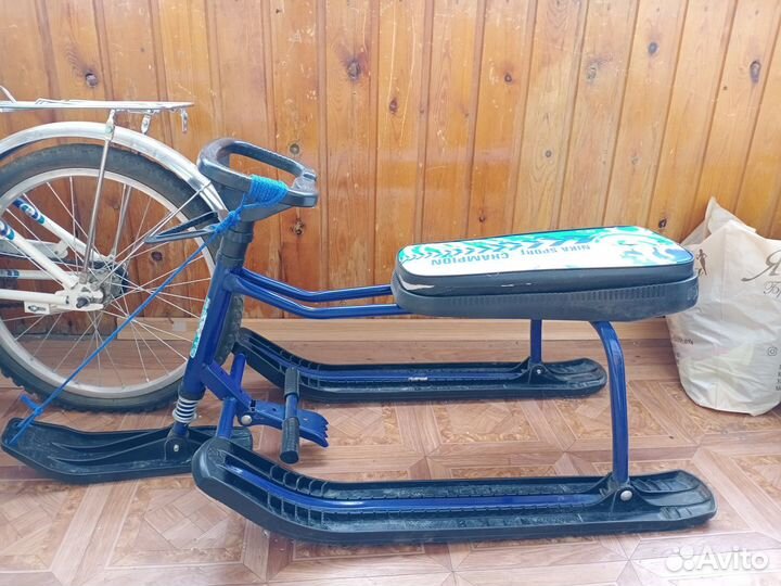 Детский снегокат бу