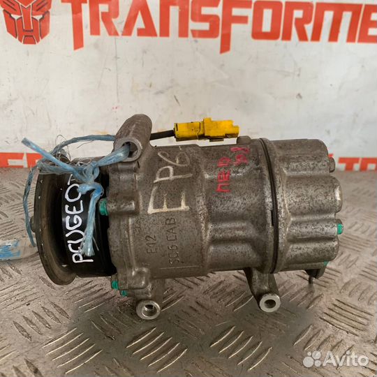 Компрессор кондиционера Peugeot 207, 307, 308