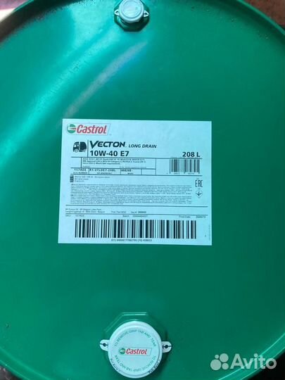 Castrol Vecton long drain 10W-40 E7 / 208 л