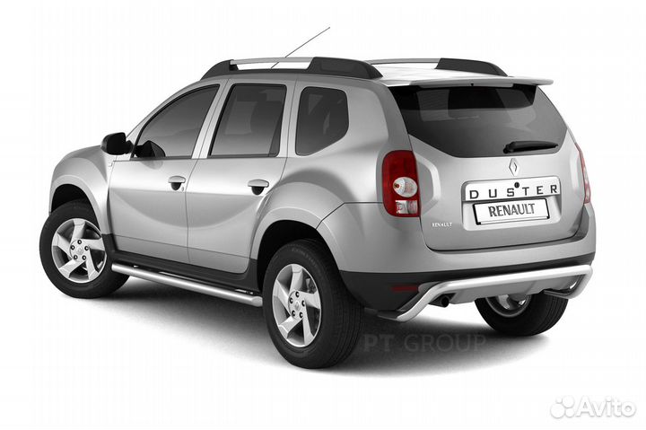 Спойлер на крышку багажника Renault Duster 2012