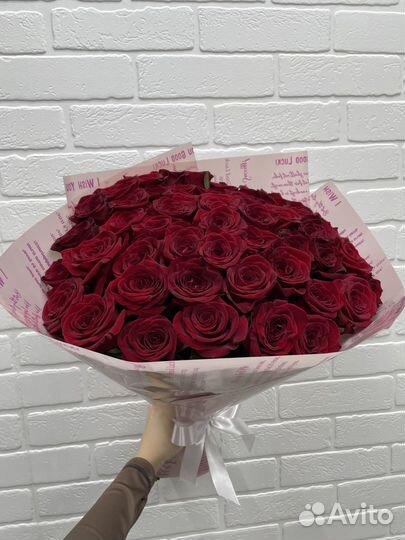 Букет свежих голландских роз 31 шт
