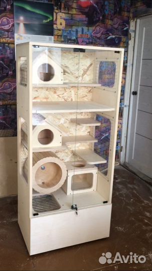 Клетка-Витрина для шиншилл