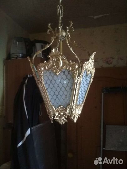 Винтажная люстра бронза