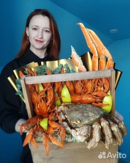 Съедобные Букеты / Букеты из раков / Мужской Букет