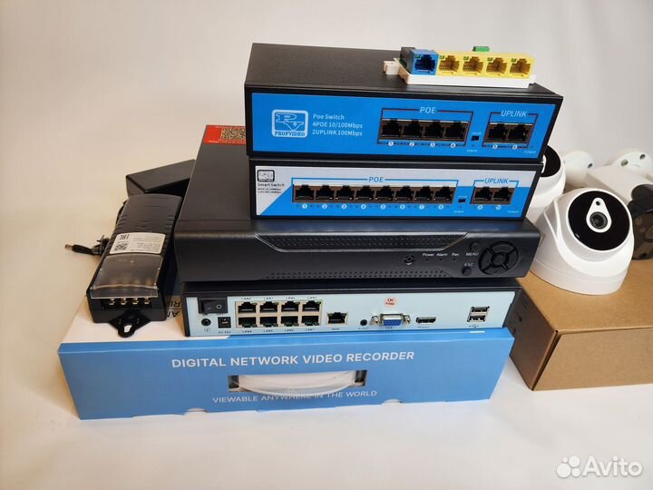 Камеры видеонаблюдения от 4 до 8 мп и регистраторы