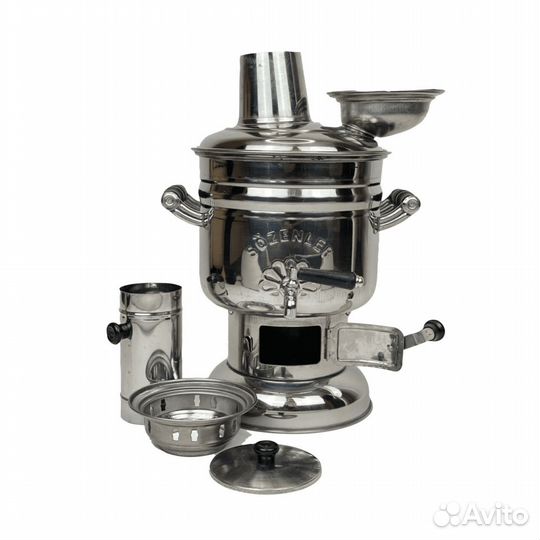 Самовар Турецкий из нержавеющей стали 4 литра KS-1