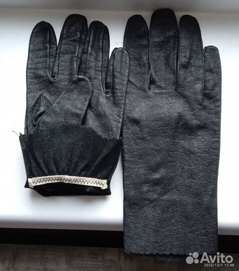 Перчатки кожа женские р-р 9-10