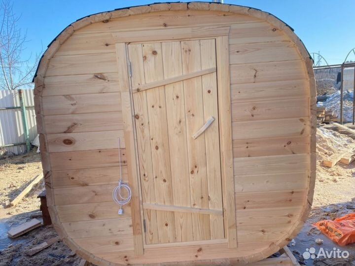 Бани-бочки квадро в наличии