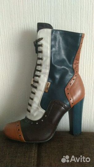 Сапоги кожаные