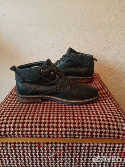Ботинки муж нат кожа демисезон 41-42р