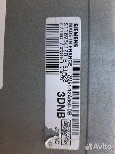 Блок управления двигателем (эбу) Ford Focus 2 1.6