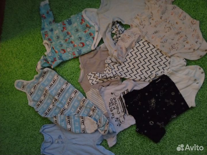 Большой пакет вещей на мальчика 62