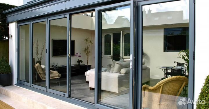 Алюминиевые окна витражное остекление