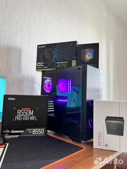 Игровок пк ryzen 5 5600/RTX 4070/32gb