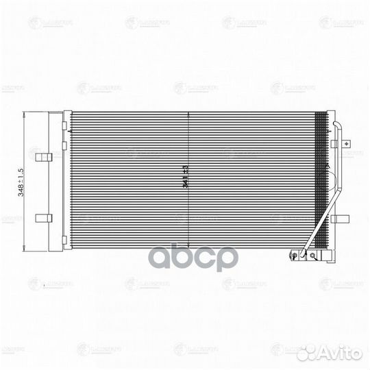 Конденсер с ресив. Audi Q3 lrac1880 lrac1880 luzar