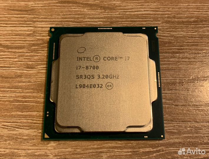 Б/У Процессор Intel Core i7-8700 (6 ядер) 3.2GHz