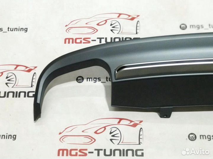 Диффузор на Audi A7 в стиле S7 10-14г