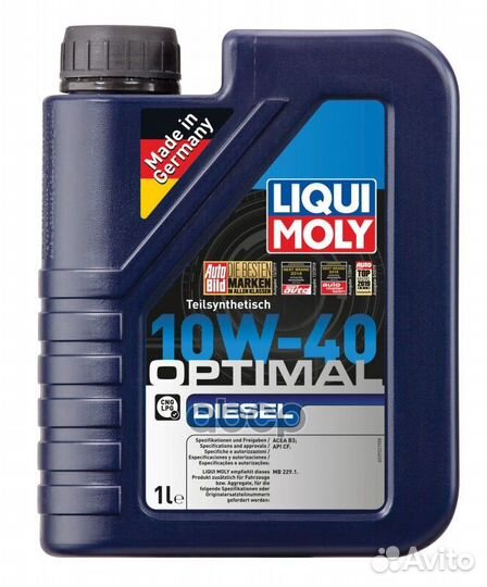 Масло моторное Optimal Diesel 10W-40 (1L) API C