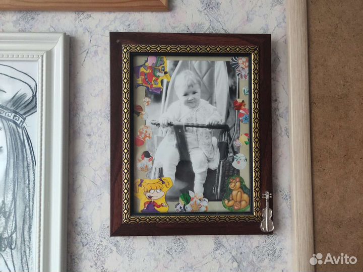 66. Рамка для фото коричневая 14,5*19 см 12.07