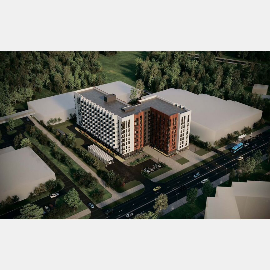 1-к. апартаменты, 41,7 м², 8/9 эт.