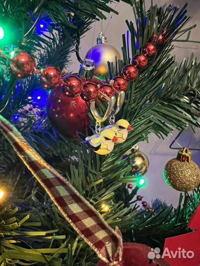 Серьги Sokolov птички с эмалью