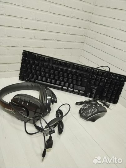 Клавиатура/Мышь набор 4 в 1 playmax