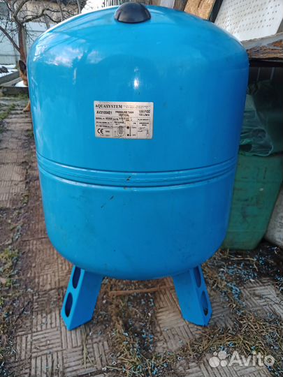 Гидроаккумулятор 100 л, вертикальный, бу