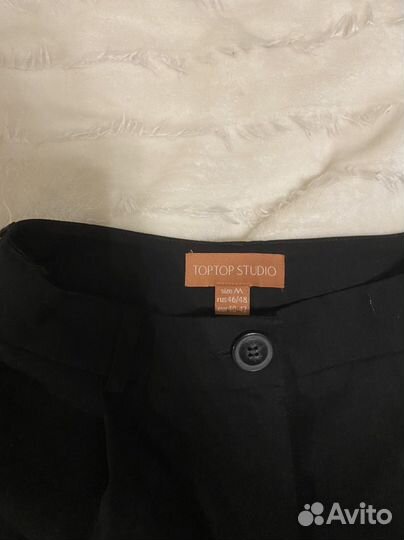 Шорты top top M брючные летние классические черные