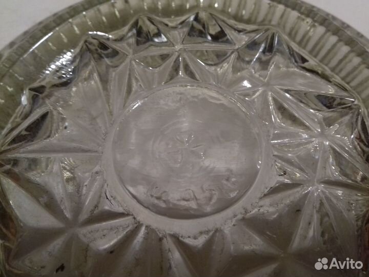 Набор уршельского стекла, СССР. Клеймо