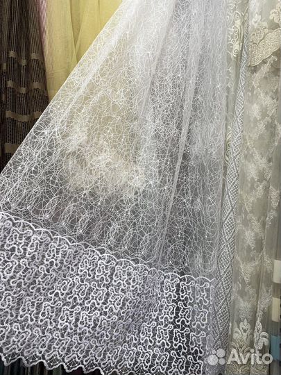 Тюль паутинка