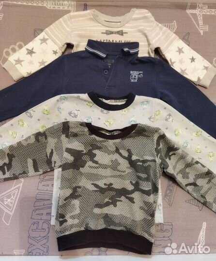 Вещи для мальчика 1-2 г. футболки лонгсливы майки