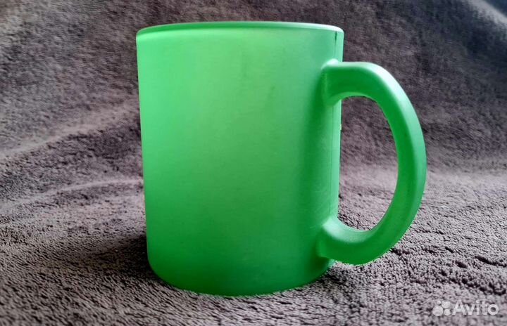 Кружка,чашка (цветное стекло)