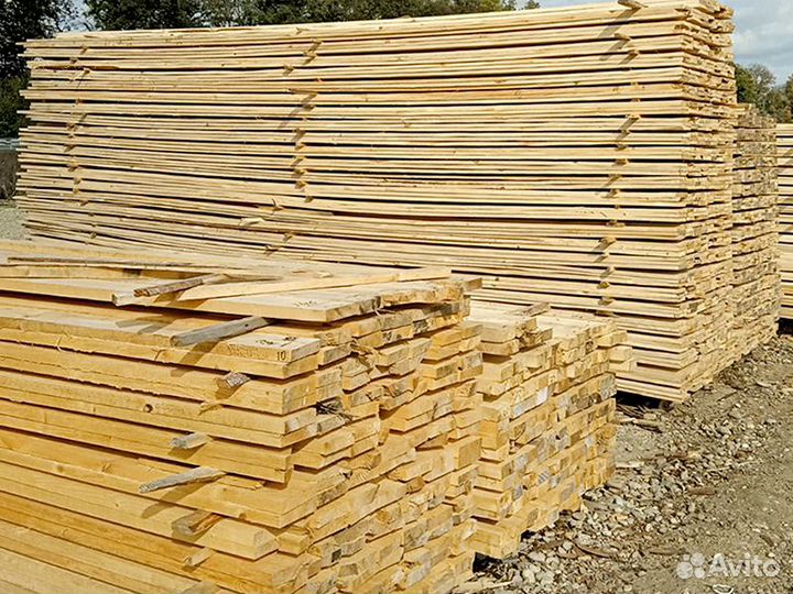 Доска обрезная, т/у, сорт 1