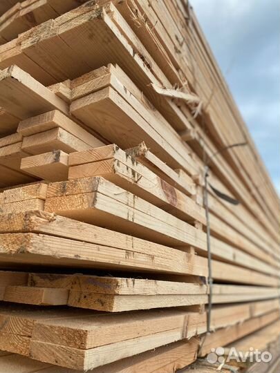 Доска обрезная 25х100х6000