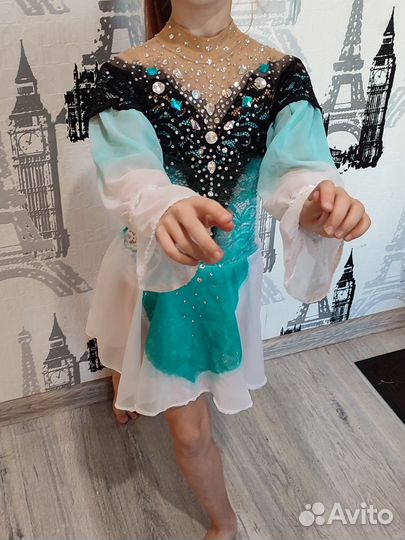 Костюм для фигурного катания 128 134