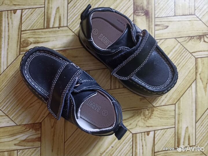 Кроссовки, кожа натуральная, 24 размер