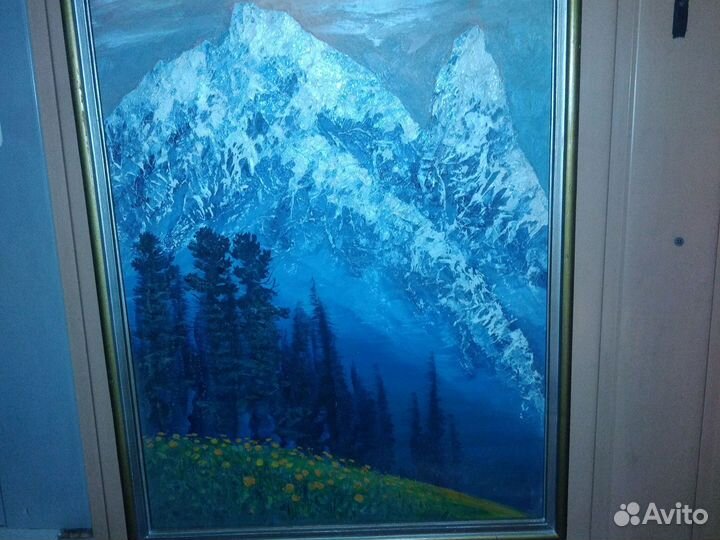 Картина рельефная