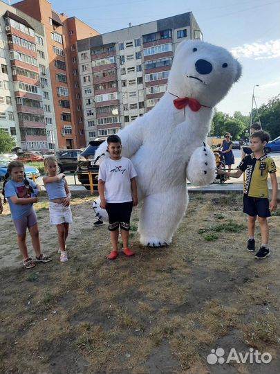 Ростовая кукла белый медведь