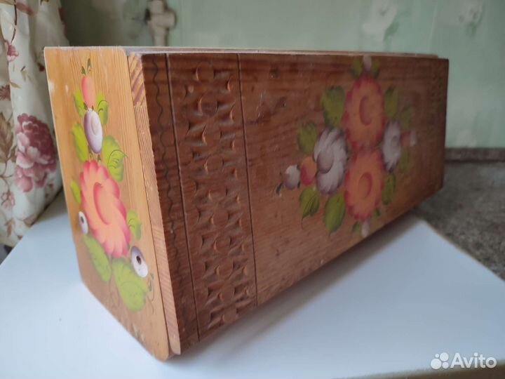 Хлебница деревянная СССР