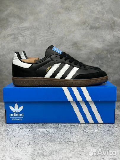 Кроссовки Adidas Samba Black унисекс