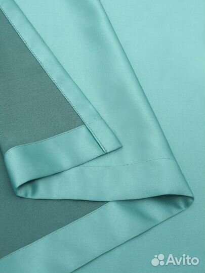 Шторы рогожка мята