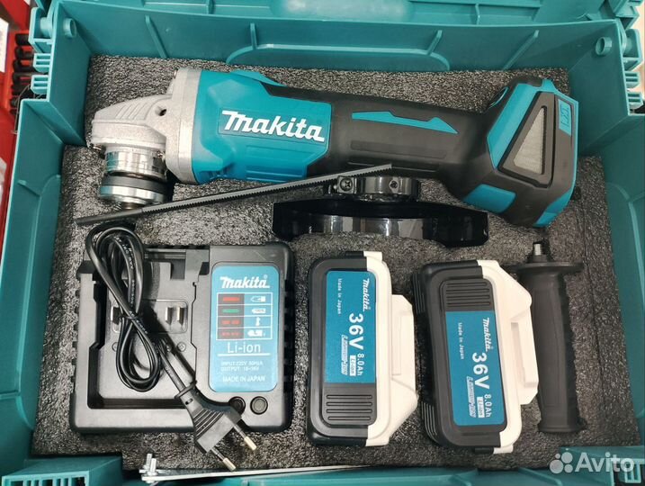 Акум ушм болгарка makita 125mm 2аккумулятора