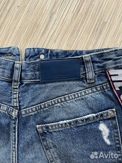 Джинсовые шорты stradivarius для девочки