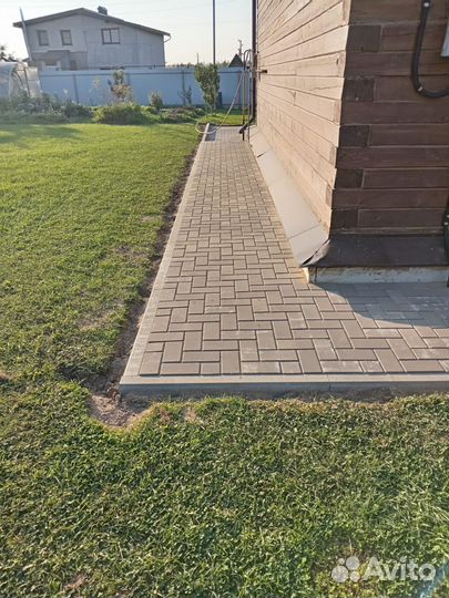 Укладка тротуарной плитки