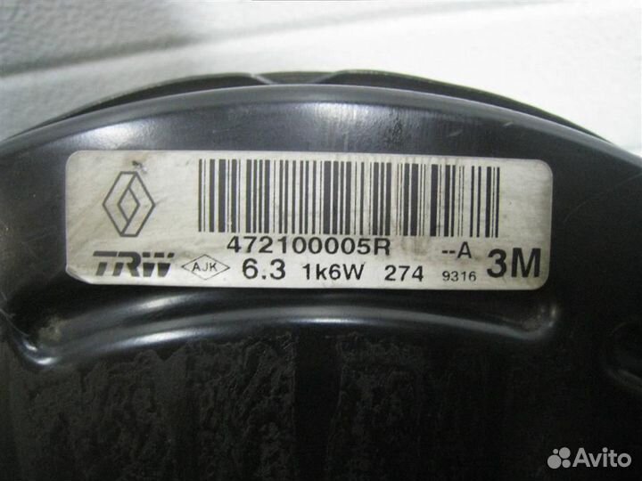 Вакуумный усилитель тормозов Renault Scenic 3 (JZ