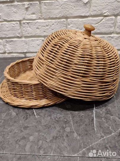 Плетёная корзина для хлеба