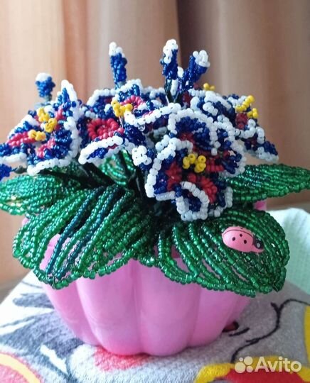 Цветы и деревья из бисера