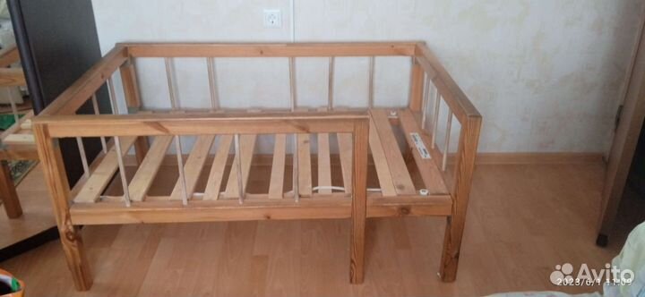 Детская кровать 140 на 90 см с матрасом